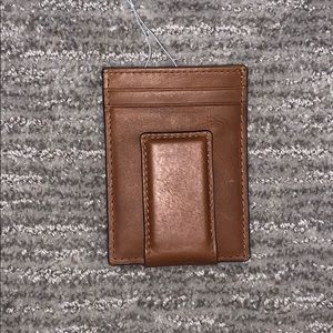 NWT JCREW MENS WALLET WITH CASH CLIP